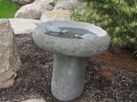 Granite benches and bird baths central maine - MacKenzie Landscaping ...