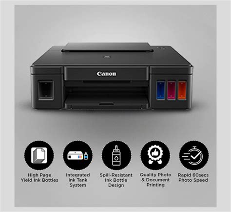 Canon Pixma G1010 Single Function Ink Tank Colour Printer - Wellknown Computers