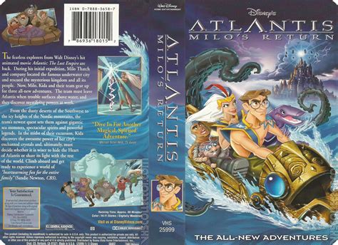 Walt Disney's Atlantis: Milo's Return (2003) VHS - Atlantis Photo ...