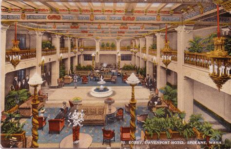 A Lobby With Personality: Rich in History, Deluxe in Appearance - Davenport Hotels