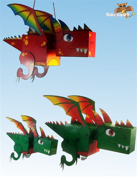 Papercraft Kuboid Dragon – Something Fun | Sirrob01