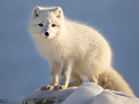 Premium AI Image | Arctic Fox in the arctic habitat wildlife photography