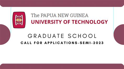 Papua New Guinea University of Technology-Post Graduate School Programs