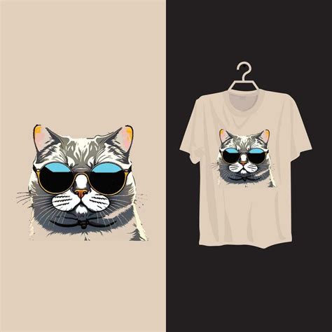 Cat t shirt template design. 27932374 Vector Art at Vecteezy