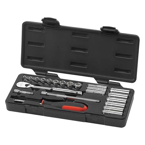 GearWrench® 80327 - 1/4" Drive Metric Socket Set (22 pcs) - TOOLSiD.com