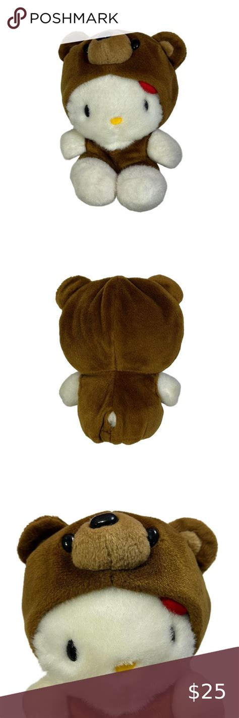 Vintage Sanrio Hello Kitty in Bear Costume Plush in 2022 | Sanrio hello kitty, Bear costume ...