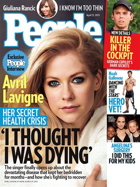 NEWS: "People" cover story reveals Avril Lavigne has Lyme disease