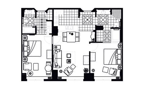 Hilton Elara 2 Bedroom Suite Floor Plan | www.resnooze.com