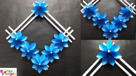 EASY WALL DECORATION IDEAS | DIY WALL DECORATION IDEAS WITH PAPER | HOW ...