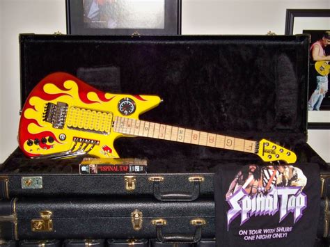 Mr. Horsepower by Nigel Tufnel (Spinal Tap) Namm Show, Floyd Rose, Guitar Body, Tachometer ...