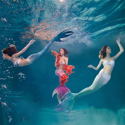 Swimming Mermaid Art