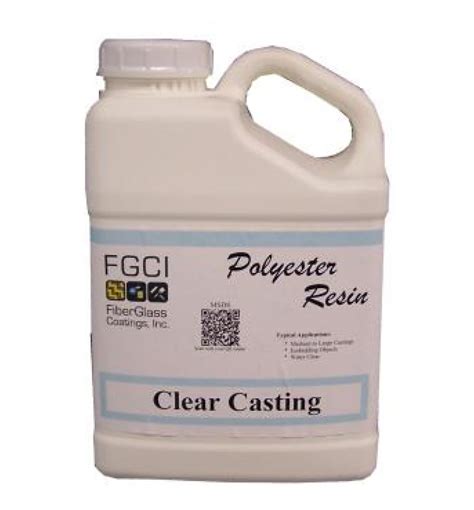 Clear Casting Polyester Resin, Gallon