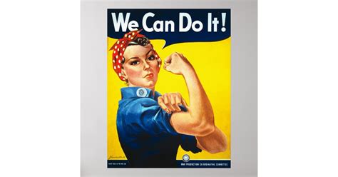 We Can Do It! Rosie the Riveter Poster | Zazzle.com