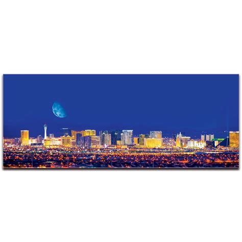 Metal Art Studio - Las Vegas City Skyline | Urban Modern Art, Cityscape Wall Artwork #L0272