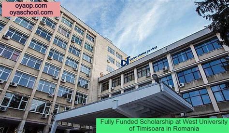 Fully Funded Scholarship in Romania - OYA Opportunities | OYA Opportunities