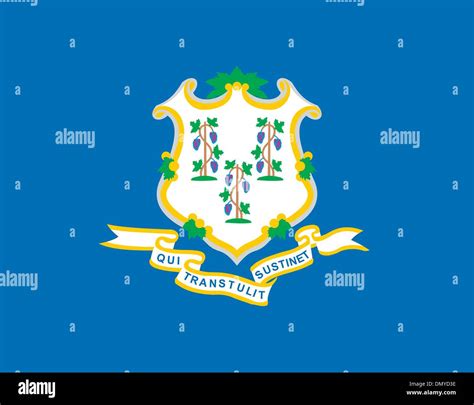 Connecticut flag Stock Vector Image & Art - Alamy