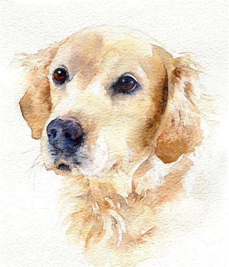 Traditional watercolor painting - Tilly and Blue International | Dog ...