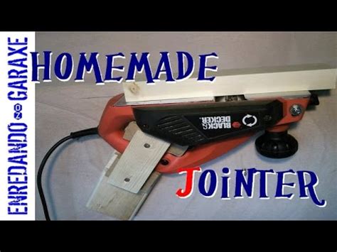 Make a jointer with a hand planer - YouTube