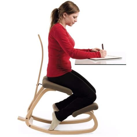 The Ergonomic Kneeling Chair, designed for Healthy Movement while Sitting. Ergonomically ...