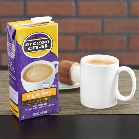 Sugar Free Oregon Chai Tea Latte Concentrate - 32 oz.