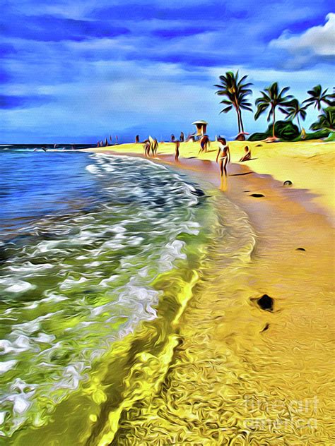 Poipu Beach Kauai Hawaii Photograph by Jerome Stumphauzer