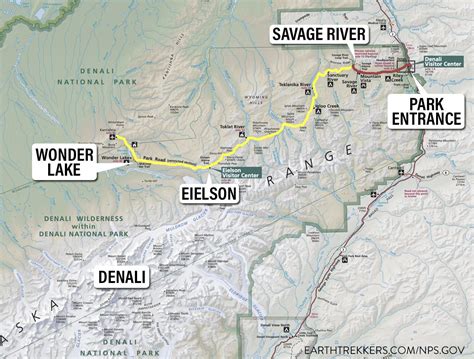 marrón vocal Novia denali alaska map Lingüística Temporizador cosecha