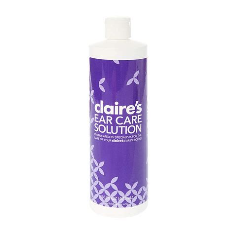 Buy Claire’s Piercing Aftercare Saline Solution for Piercings - Nose and Ear Piercing Cleaner ...