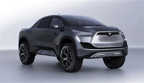 Designer Creates His Own Concept of A Tesla Pickup Truck (And It's ...