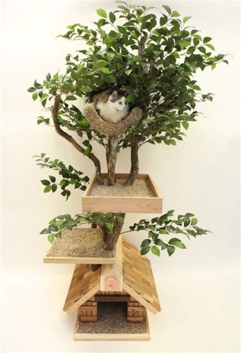 Indoor Cat Towers That Look Like Real Trees Are A Thing And They’re Absolutely Beautiful | Bored ...