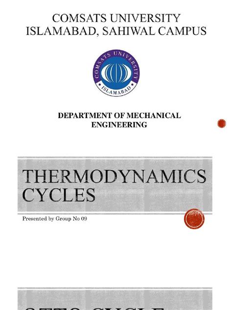 Thermodynamics Cycles | PDF