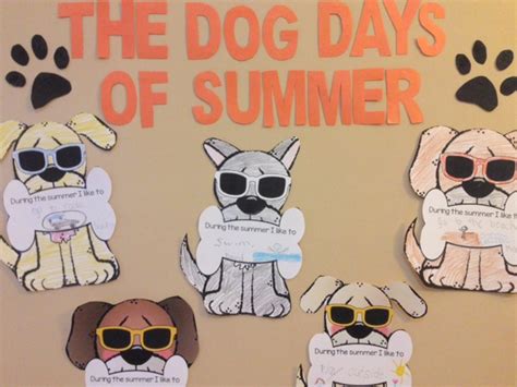 Dog Days of Summer Display & Free Printable Patterns - Lessons for ...