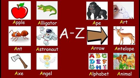 Expand Your Vocabulary: A-Z Word Journey |Learn English from A to Z with Pictures | Kids Videos ...