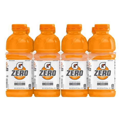 Gatorade Zero Sugar Orange Thirst Quencher 20 oz Bottles - Shop Sports & Energy Drinks at H-E-B