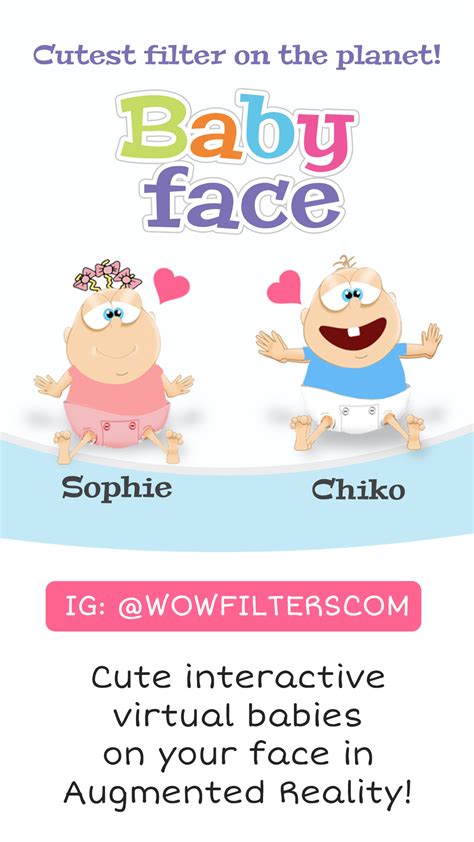 Baby Face - Cute Interactive Virtual Babies Instagram Filter