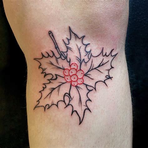 Holly Flower Tattoo Designs - calorie