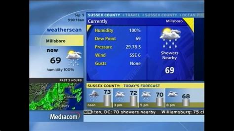 Millsboro Weatherscan (September 9, 2021) - YouTube