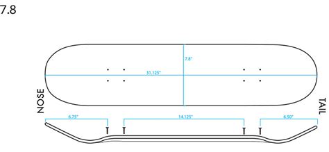 Skateboard Deck Size Chart – Banned Skate Shop