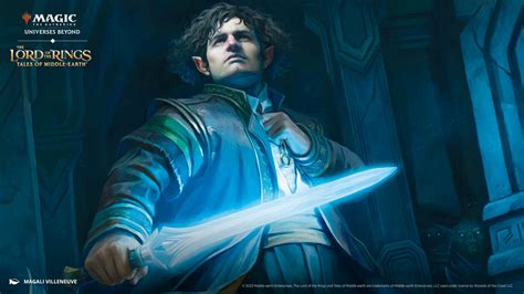 Legendary Halfling commands Equipment in MTG Lord of the Rings