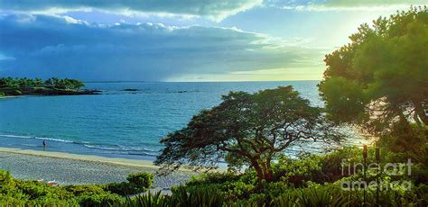 Sunset at Hapuna Beach Photograph by Amanda Hayes - Fine Art America