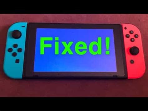 Easy way to fix Nintendo Switch Blue Screen of Death - Aspartin