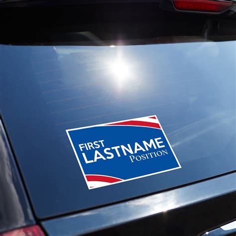 Custom Flag Stickers | Political Campaign Materials