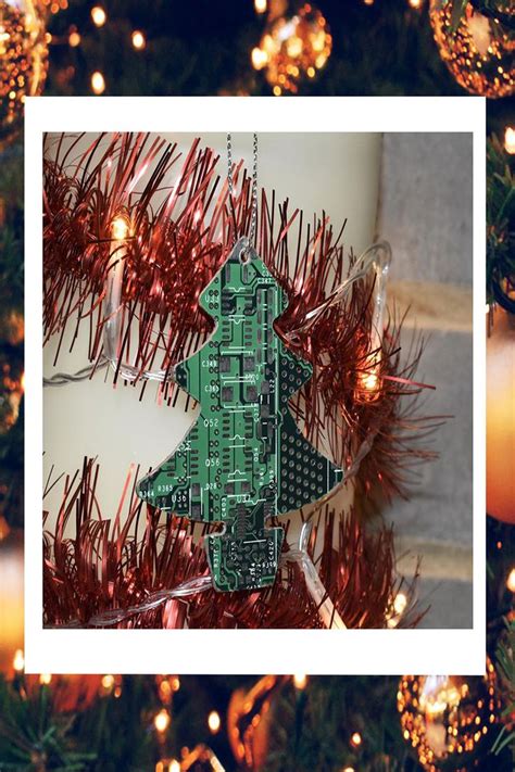 Custom Circuit Board Ornament|Personalized Ornament|Computer Decoration|It Gift|Programmer Gift ...