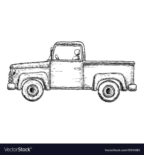 Top more than 120 pickup truck drawing latest - seven.edu.vn