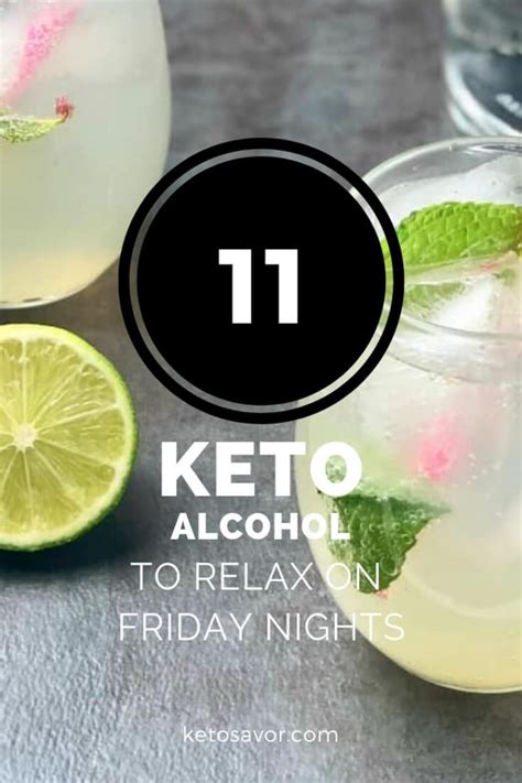 Keto Alcohol Recipes: 11+ Drinks to Relax on Friday Nights - Keto Savor