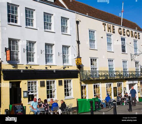 George Hotel pub Colchester Essex England Stock Photo - Alamy