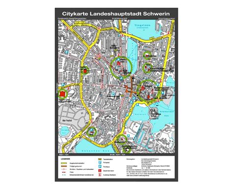 Maps of Schwerin | Collection of maps of Schwerin city | Germany ...