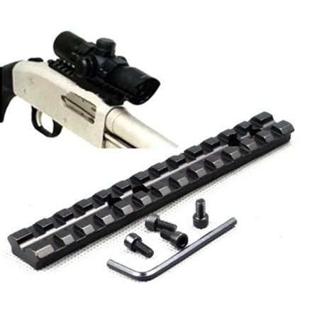 Picatinny/Weaver Rail Scope Mount 13 Slots for Shortgun Mossberg 500,590,835 T01 C-in Scope ...