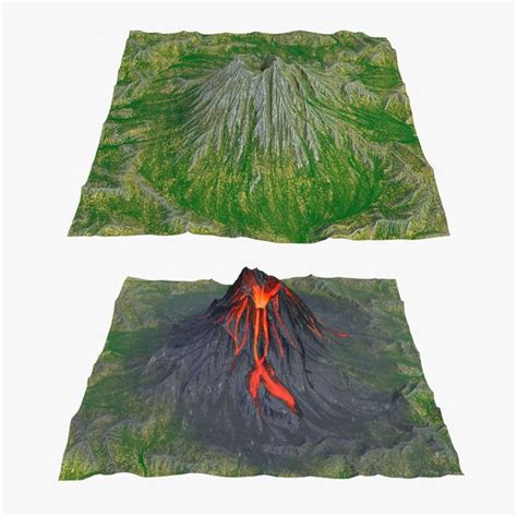 3D Volcano Models | TurboSquid