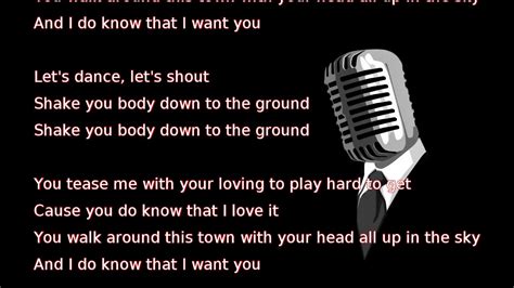 Michael Jackson - Shake Your Body (Down to the Ground) (lyrics) - YouTube