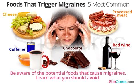 Foods that Trigger Migraines: 5 Most Common | SheCares